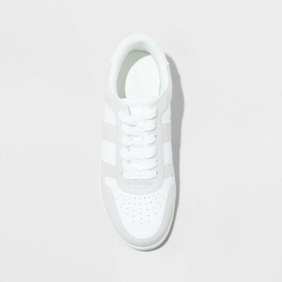 Universal Thread -  Women's Low Top Lace-Up Fashion S Beige - Picture 3 of 14